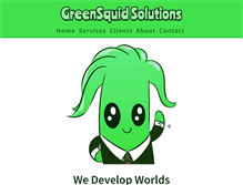 Tablet Screenshot of greensquid.co.uk